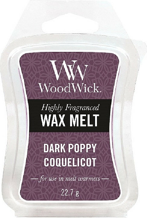 Duftwachs Dark Poppy Coquelicot - WoodWick Wax Melt Dark Poppy — Bild N1