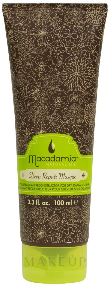 Regenerierende Maske für trockenes und geschädigtes Haar mit Argan- und Macadamiaöl - Macadamia Natural Oil Deep Repair Masque — Foto 100 ml