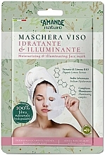 Düfte, Parfümerie und Kosmetik Feuchtigkeitsspendende und aufhellende Gesichtsmaske - L'Amande Nature Moisturizing And Illuminating Face Mask