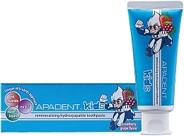 Kinderzahnpasta - Sangi Apadent Kids Toothpaste Strawberry Grape Flavor — Bild N1