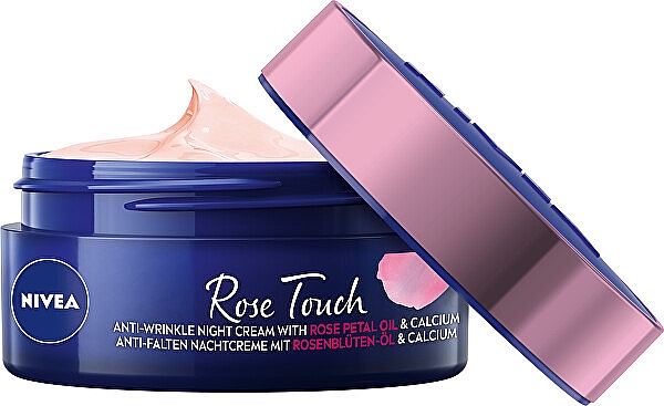 Anti-Falten Nachtcreme - Nivea Rose Touch Anti-Wrinkle Night Cream — Bild N3