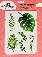 Düfte, Parfümerie und Kosmetik Flash-Tattoo Grüne Blätter - Arley Sign