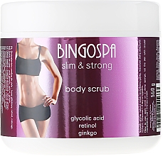 Düfte, Parfümerie und Kosmetik Glättendes Körperpeeling - BingoSpa Slim&Strong Body Scrub