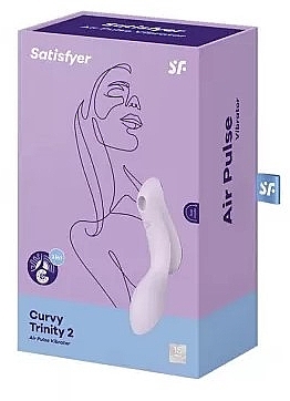 Vakuum-Klitoris-Stimulator violett - Satisfyer Curvy Trinity 2 Violet — Bild N3