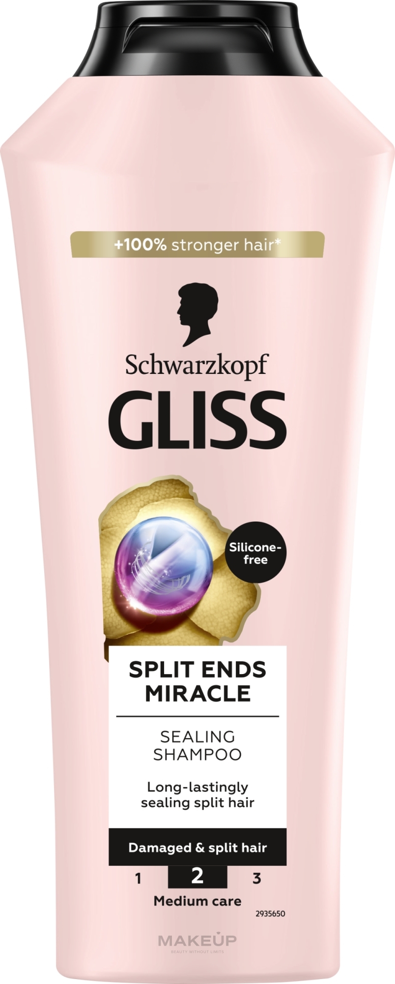 Anti-Spliss Shampoo für strapaziertes Haar - Gliss Split Ends Miracle Sealing Shampoo — Bild 400 ml