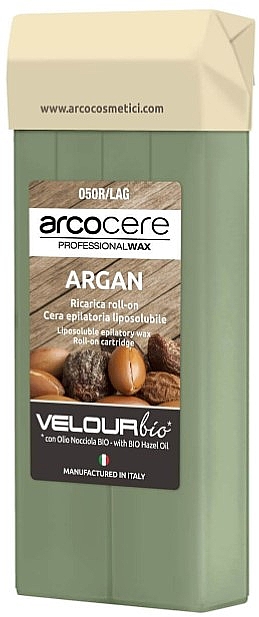 Wachspatrone Argan - Arcocere Professional Wax Argan Bio Roll-On Cartidge — Bild N1