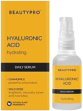 Tägliches Gesichtsserum mit Hyaluronsäure	 - BeautyPro Hydrating Hyaluronic Acid Daily Serum — Bild N1