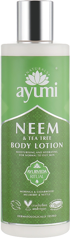 Körperlotion mit Neem und Teebaum - Ayumi Neem & Tea Tree Body Lotion — Bild N1