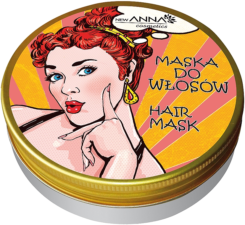 Maske für trockenes und stumpfes Haar mit kosmetischem Kerosin und Arganöl - New Anna Cosmetics Retro Hair Mask — Bild N1
