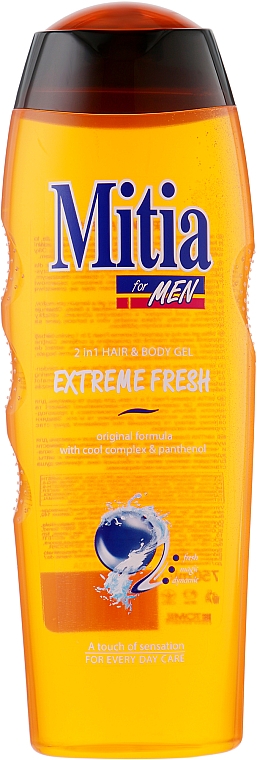 2in1 Shampoo-Duschgel für Männer Extreme Fresh - Mitia Hair and Body Gel — Bild N1