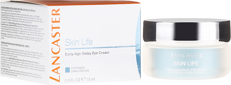 Anti-Aging Augencreme gegen dunke Ringe - Lancaster Skin Life Early Age Delay Eye Cream — Bild N1