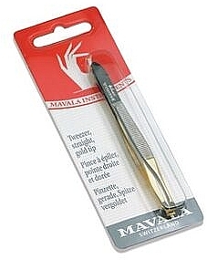 Pinzette gerade - Mavala Manicure Straight Tweezer Gold — Bild N1