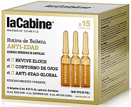 Düfte, Parfümerie und Kosmetik Gesichtsampullen - La Cabine Anti-Aging Beauty Routine Ampoules 