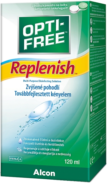Multifunktionales Linsendesinfektionsmittel - Alcon Opti-Free Replenish — Bild N1