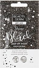 Düfte, Parfümerie und Kosmetik Maske-Schaum für das Gesicht - Beauty Derm Skin Care Shine Black Peel-off Mask