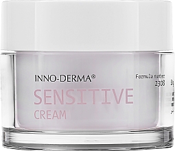 Düfte, Parfümerie und Kosmetik Feuchtigkeitsspendende und beruhigende Gesichtscreme für empfindliche Haut mit Panthenol und Hyaluronsäure - Innoaesthetics Inno-Derma Sensitive Cream