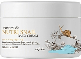 Düfte, Parfümerie und Kosmetik Feuchtigkeitsspendende und nährende Anti-Falten Gesichtscreme mit Schneckenschleimfiltrat - Esfolio Nutri Snail Daily Cream