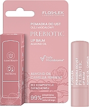 Präbiotischer Lippenstift Mandelöl - Floslek Prebiotic Lip Balm Almond Oil  — Bild N1