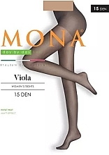 Strumpfhosen für Damen Viola 15 Den beige - MONA — Bild N1