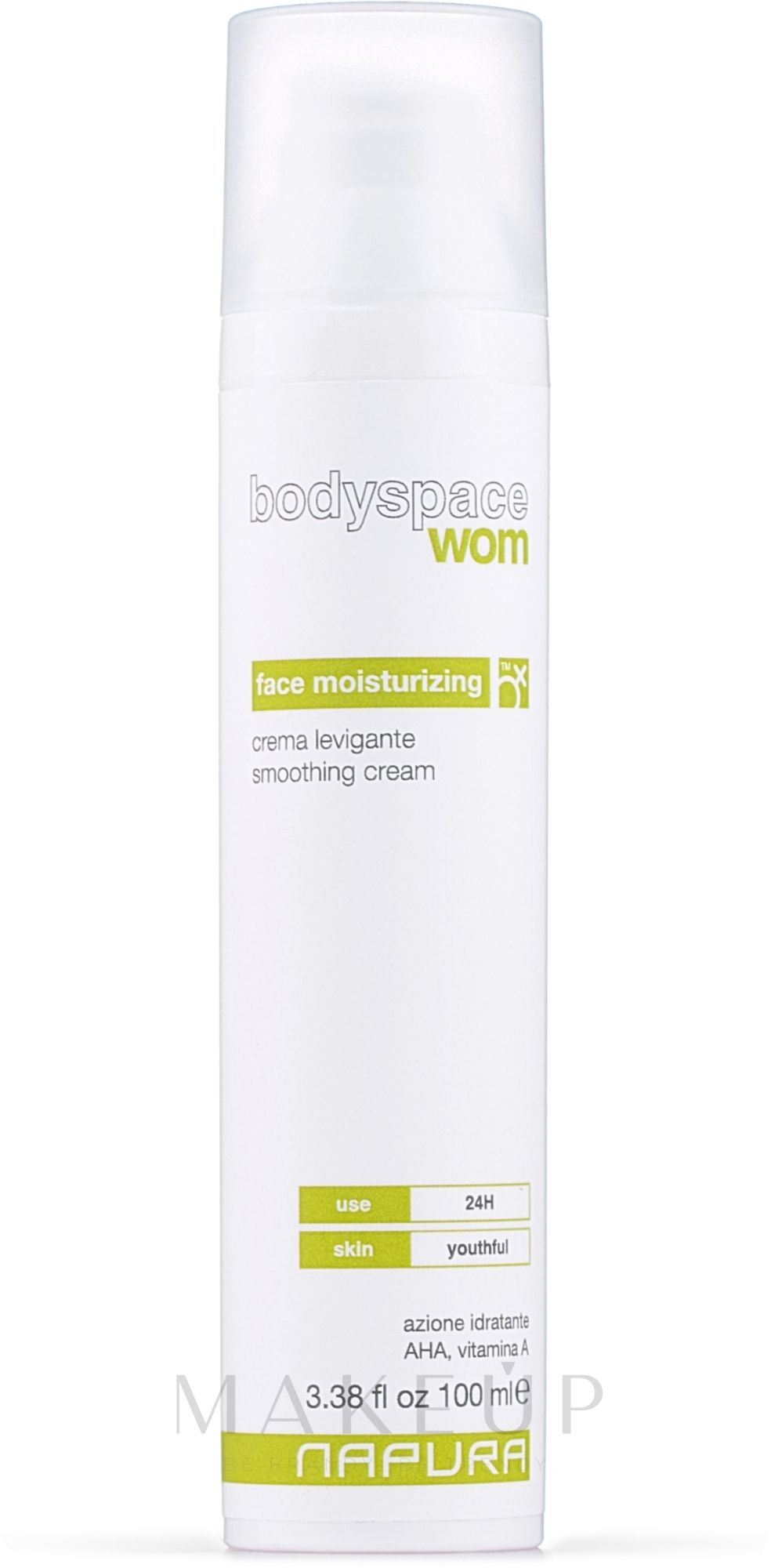 Feuchtigkeitsspendende Gesichtscreme - Napura Face Smoothing Cream — Bild 100 ml