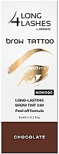 Düfte, Parfümerie und Kosmetik Langanhaltende Augenbrauentinte - Long4Lashes Brow Tattoo Long Lasting Brow Tint 24h