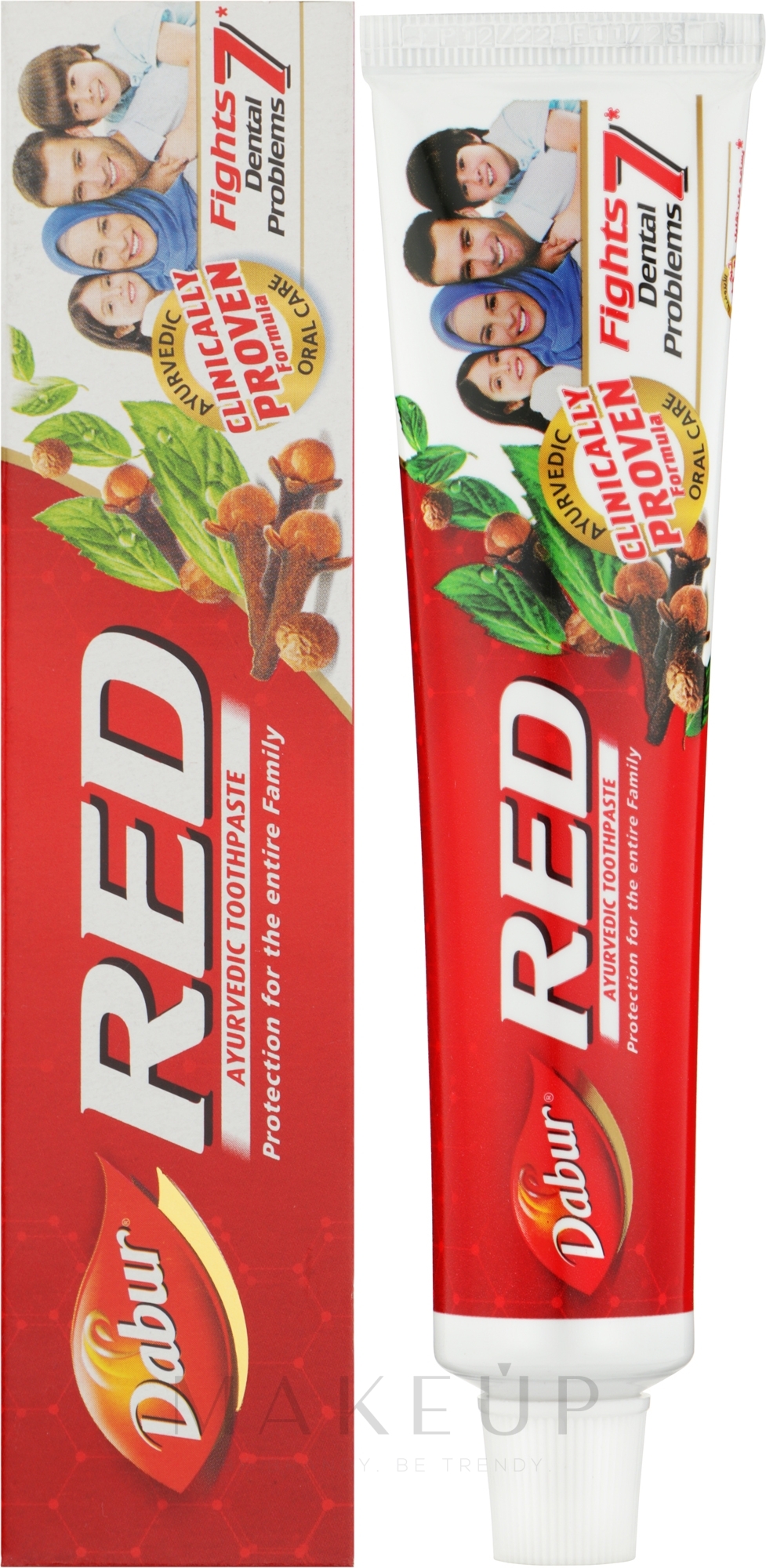 Ayurvedische Zahnpasta mit Kräuterextrakten Red - Dabur Red — Bild 100 g
