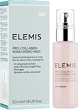 Düfte, Parfümerie und Kosmetik Feuchtigkeitsspendendes, beruhigendes und verjüngendes Sprühserum für das Gesicht - Elemis Pro-Collagen Rose Hydro-Mist
