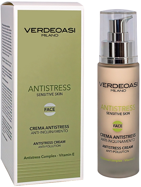 Anti-Stress Gesichtscreme gegen Umwelteinflüsse - Verdeoasi Antistress Cream Anti-Pollution — Bild N2