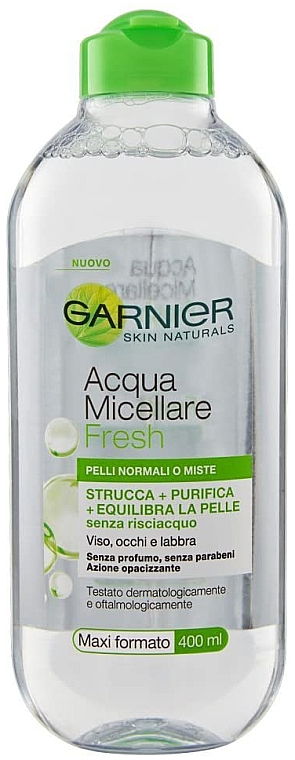 Mattierendes Mizellenwasser für normale- und Mischhaut - Garnier Skin Active Fresh Mixellar Water — Bild N1