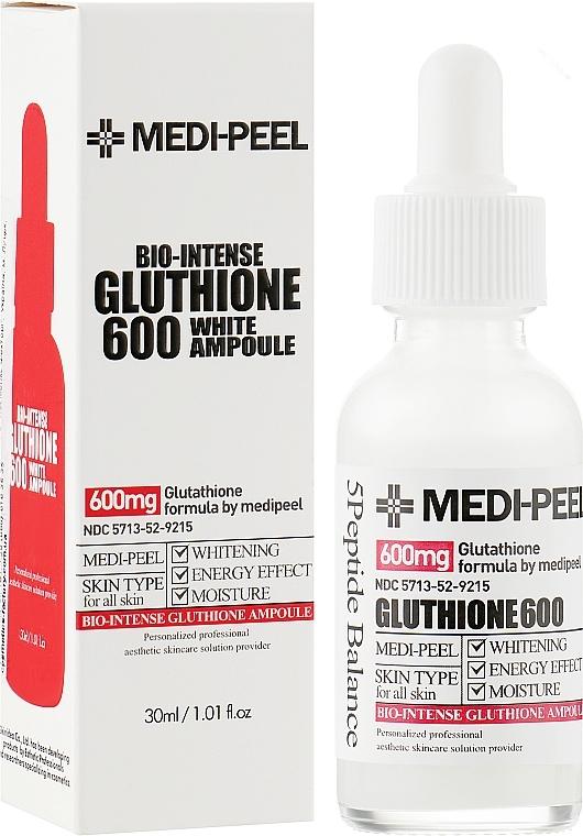 Aufhellendes und energetisierendes Gesichtsserum mit Glutathion - Medi Peel Bio-Intense Gluthione 600 White Ampoule — Bild N3