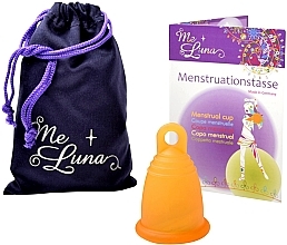 Menstruationstasse Größe M orange - MeLuna Classic Menstrual Cup Ring — Bild N1
