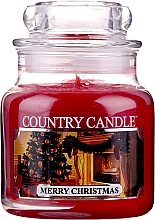 Düfte, Parfümerie und Kosmetik Duftkerze im Glas Merry Christmas - Country Candle Merry Christmas