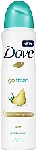 Düfte, Parfümerie und Kosmetik Deospray Antitranspirant - Dove Go Fresh Pear & Aloe Vera Scent