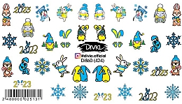 Nagelsticker auf Wasserbasis Winter - Divia Di860 — Bild N1