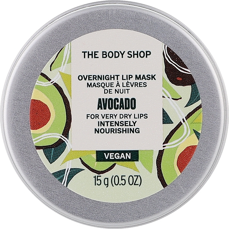 Lippenmaske Avocado - The Body Shop Avocado Overnight Lip Mask — Bild N1