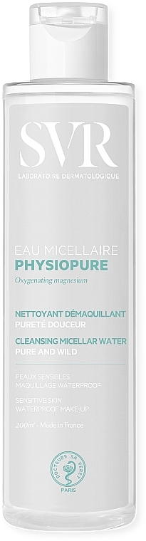 Reinigendes Mizellenwasser für wasserfestes Make-up - SVR Physiopure Eau Micellaire — Foto N1