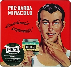 Gesichtspflegeset - Proraso Vintage Selection Gino Set (Gesichtscreme 100ml + Gesichtsschaum 300ml + After Shave Balsam 100ml) — Bild N1