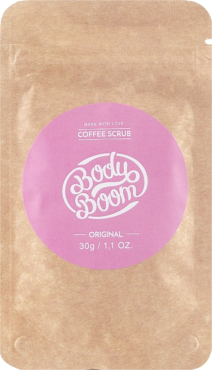 Glättendes Körperpeeling mit Kaffee - BodyBoom Coffee Scrub Original