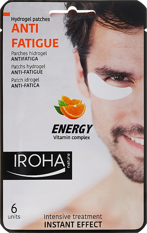 Gelpatches gegen müde Augen mit Vitaminen - Iroha Nature Anti-Fatigue Energy Vitamin Complex — Bild N1