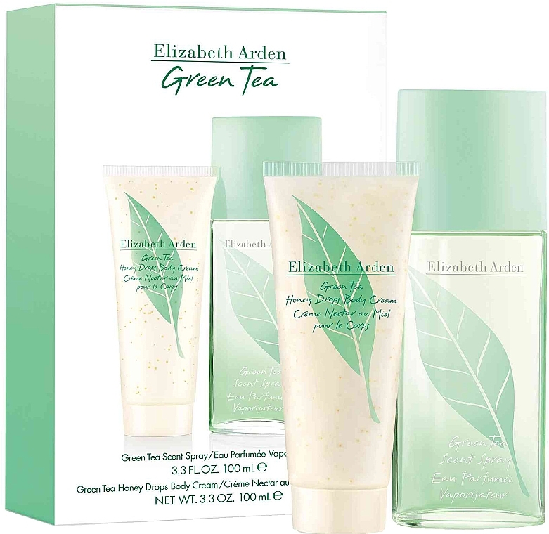 Elizabeth Arden Green Tea - Duftset (Eau de Parfum 100ml + Körpercreme 100ml)  — Bild N1