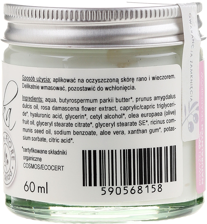 Straffende Creme mit Damastrosenöl und Hyaluronsäure - E-Fiore Natural Anti-Wrinkle Cream — Bild N2