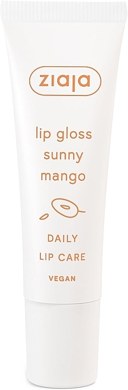 Lipgloss-Balsam - Ziaja Lip Gloss Sunny Mango — Bild N1