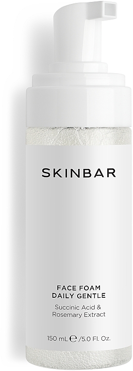 Reinigender Gesichtsschaum mit Bernsteinsäure und Rosmarinextrakt - SKINBAR Succinic Acid & Rosemary Extract Face Foam — Bild N2