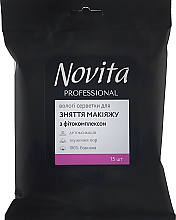 Düfte, Parfümerie und Kosmetik Feuchttücher zum Abschminken mit Phytokomplex 15 St. - Novita