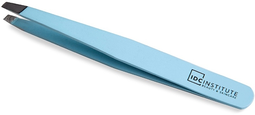 Augenbrauenpinzette, blau - IDC Institute Precision Professional Tweezer — Bild N1