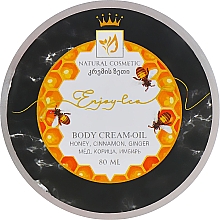 Natürliche Körperbutter-Creme mit Honig, Ingwer und Zimt - Enjoy & Joy Enjoy Eco Body Cream-oil — Bild N1