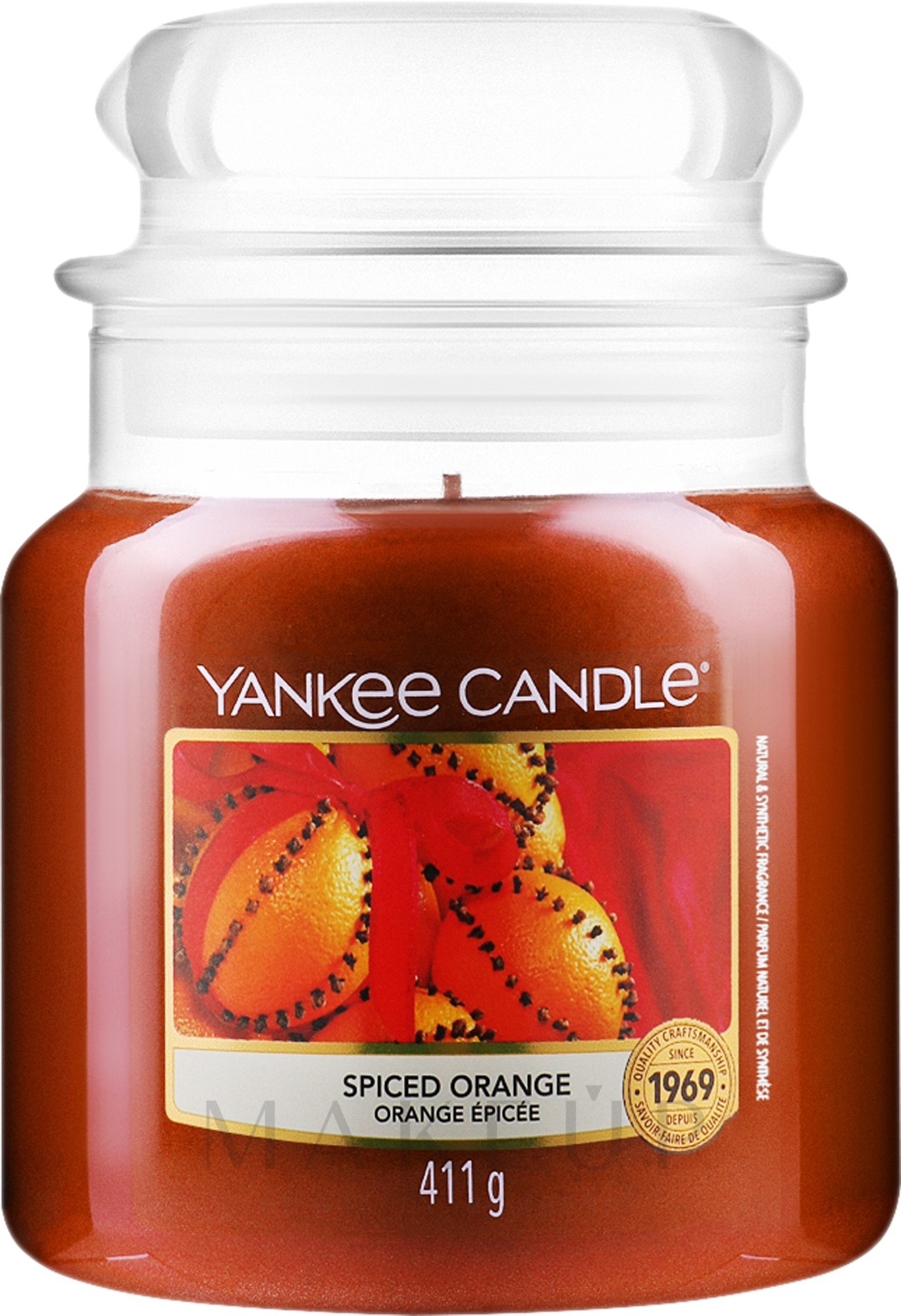 Duftkerze im Glas Spiced Orange - Yankee Candle Spiced Orange Jar  — Bild 411 g