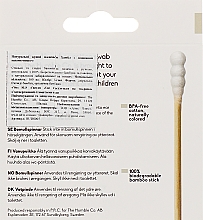 Bambus-Wattestäbchen weiß - The Humble Co. Cotton Swabs Spiral Tip — Bild N2