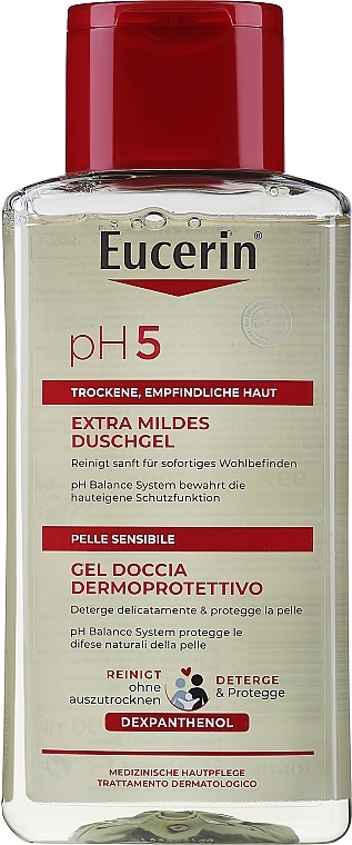 Sanftes Duschgel für trockene und empfindliche Haut - Eucerin pH5 Soft Shower Gel Dry & Sensitive Skin — Bild N1