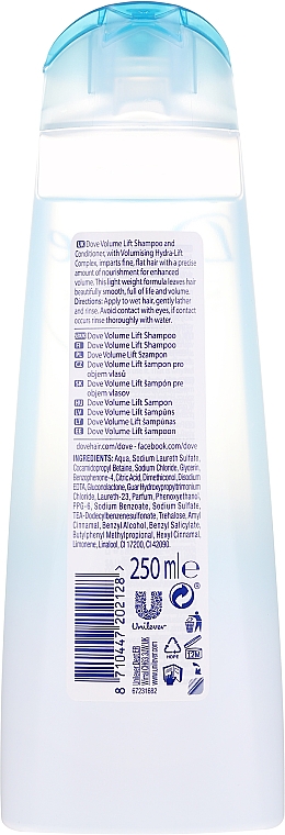 Shampoo für mehr Volumen - Dove Nutritive Solutions Volume Lift Shampoo — Bild N2